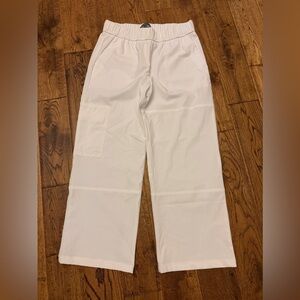 Elliott Lauren 12 wide leg cargo pull on white perfect condition smoke pet free
